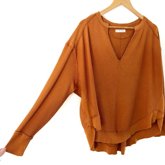 Free People | Owen Thermal Top Autumn Wildflower Size Small - Picture 10 of 15